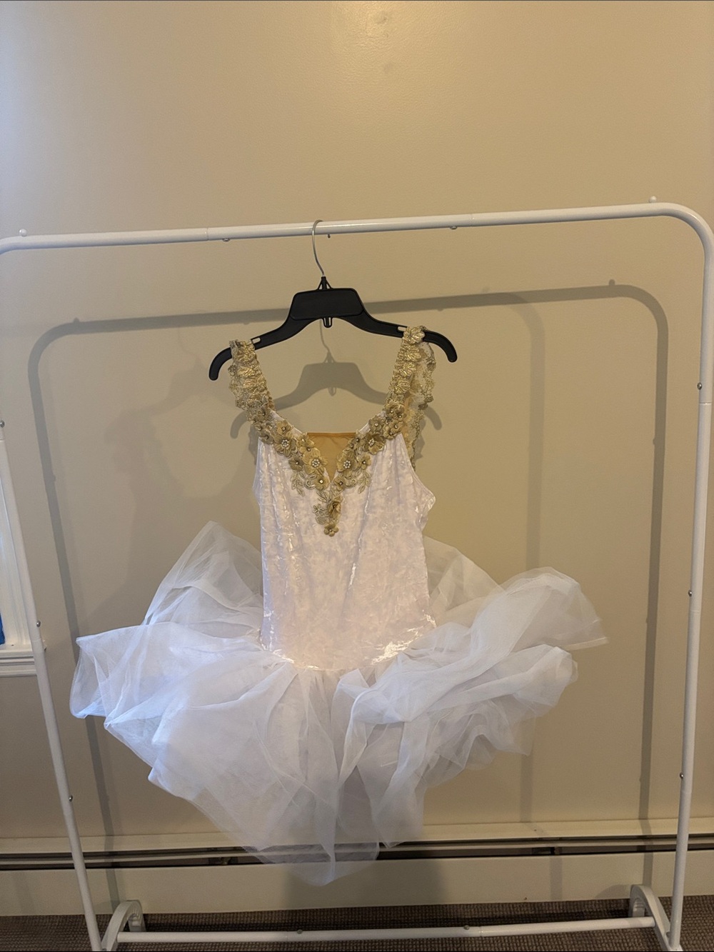 Revolution White and Gold Ballet Tutu Costume